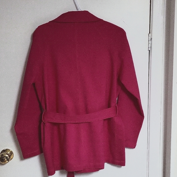 Icone by Simon's women's belted blazer medium pink. - Picture 5 of 11